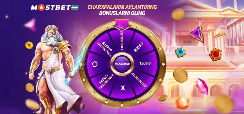 Mostbet bonus olish