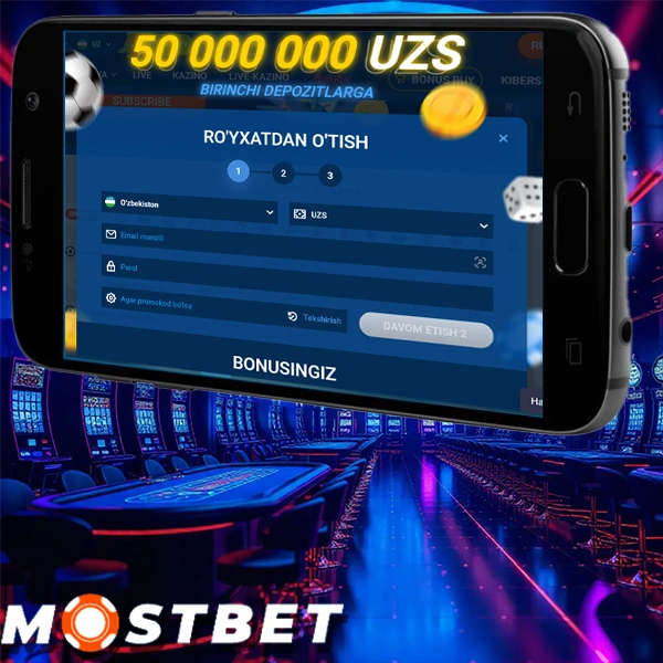 Mostbet ro'yxatdan o'tish va kirish — akkaunt va shaxsiy kabinet
