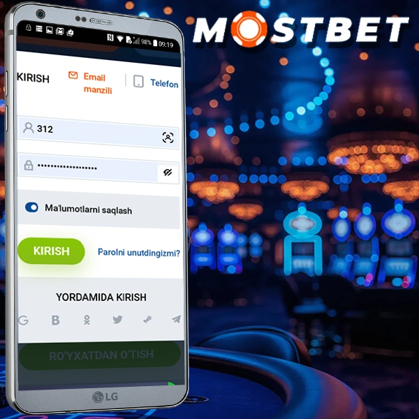 Mostbet kirish va ro'yxatdan o'tish — rasmiy sayt O'zbekiston
